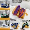 Chaussures décontractées pour hommes et femmes, chaussures plates de styliste en cristal coloré pour dames, mocassins de défilé de mode, baskets compensées à lacets