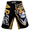 MMA Fight Sports Tigerショートパンツ包括的な戦闘トレーニングショーツファイスジュウシューランニングビーチストレッチ