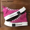 Ricks Schoenen Rickss Dopamine Dragon Fruit Mokka Bruin Co Branded Hoge Top Vierkante Neus Heren en Dames Schoenen A05685c Rj