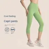 Projektowanie stroju LL Cropped Capris Gym Ubrania damskie wyrównuj highrise uprawy 21 "joga legginsy ukryte w pasie.