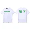 Hip Hop Cotton Designer T Shirts For Men Kobiety Off White OversizeS z krótkim rękawem Smiley Trend Trend Modna Druku