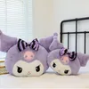 Kawaii Kuromi peluche 50 cm morbido Kuromi peluche cuscino peluche bambole all'ingrosso per bambine