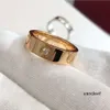 Designer Love Ring Bagues de luxe pour femmes en V-Gold non terni plaqué or argent incrusté de 3 pierres CZ diamant bijoux classiques pour hommes fête quotidienne