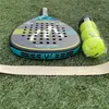 2023 Padelschläger Beach Tennis 18k Carbon Fiber Raquet Cricketschläger Cover Drops Man Bag Shovel 240108