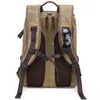 Backpack Casual Waterproof Canvas Camera Bag Large Capacity Outdoor Digital Video Recorder SLR With Tripod Bit