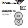 Fish King 500 m flätad tråd PE Fiskelinje 9 Strand 20lb-100 pund 0,12 mm-0.4mm Spiral Tech Multifilament Stark karpfiskelinje 240108