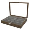 Jewelry Pouches High Quality Glasses Sunglasses Wooden Storage Box Walnut High-end Too Display Wholesale