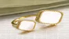 Fashion Classic Four Leaf Clover Clover Pierścień projektant biżuterii Mother of Pearl 18K Gold Plaked Butterfly Rings Panie i dziewczęta Valentine 5328727