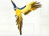 Sztuczne papugi symulacja domu ptaków Birds żywo ogród urocze dekoracje stawu na zewnątrz 240108