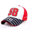 Fashion Men Women Baseball Cap GP Motorcycle Racing 58 Marco Simoncelli Moto Racer Hip Hop Caps Dad Hat EP0039 240106