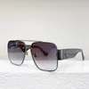 Designer-Sonnenbrille für Damen, luxuriöse Beine mit Marmormuster, Retro-Farbverlaufsgläser für Herren, rechteckige Metallrahmenbrille mit Schutzhülle GG1596