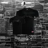 Vszap Fiess Boxeo Muay Thai MMA Camiseta elástica de manga corta para equipo negro ropa de entrenamiento deportivo de lucha