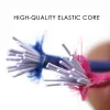 1Pair Elastic No Tie Shoe Laces Sneaker ShoeLaces Stretching Lock Lazy Laces Quick Rubber Round Shoelace Shoestrings 17 Colors