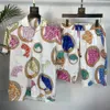 Męska zwykła koszula z krótkim rękawem designerka koszulka jedwabne koszule 3D wydrukowane guziki płaszcz hawajskie szorty 2 -częściowe