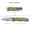 Kniv BM 537 Survival Pocket Knife Mark CPM-3V Blad utomhus Taktiskt EDC Självförsvar Praktisk camping Folding Knivräddningsverktyg