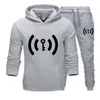 Homens Tracksuits 2024 Moda Amante Casal Sportwear Set Primavera Outono Inverno Com Capuz 2 PCS Hoodie e Calças Plus Size Hoodies Mulheres Roupas