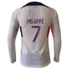 23 24 O.DEMBELE Camisas de futebol de manga comprida 2023 maillot de foot Lee Kang In G.RAMOS HAKIMI MBAPPE Camisa de futebol VERRATTI UGARTE Maillots goleiro DONNARUMMA