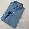 Polos pour hommes Chemise Ralphhs à manches longues pour hommes Vêtements de printemps et d'automne Business et loisirs Spinning Laurenss pour hommes Slim Fit Denim coloré Petit cheval Chemise haut