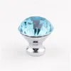 Handles Pulls 10Pcs/Set Blue Diamond Shape Crystal Glass Cabinet Knob Cupboard Der Handle/ For Kitchen And Bathroom Cabinets Drop Ot5Ui