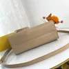 Sac fourre-tout Designer Sacs à main Sac à main en cuir véritable Poignée Toron Portefeuille circulaire Matériel doré Sangle amovible carrée sur les sacs Gocrossbody 25cm