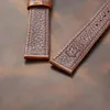 Handmade Retro Leather Watch Strap 18mm 19mm 20mm21mm 22mm Watchband Wristband Accessories for Brand 240106
