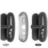 USA Storch für AirPods Max Bluetooth Kopfhörer -Ohrhörer Zubehör transparent TPU Solid Silikon wasserdichte Schutzhülle Airpod Maxs Headset Cover Hülle