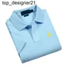 Yeni 24ss erkek polos küçük midilli ralph erkekler kısa kollu tee moda marka pamuk iş laurens polo gömlekleri gündelik kadın erkek tshirts polo