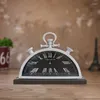 Table Clocks Creative Desktop Clock Silent Scanning Second Ornament Home Office Decoration Quartz