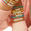 Link-Armbänder Go2boho Surfer Heishi Perlenstapel Namensset Benutzerdefinierter Schmuck 2024 Mode Hawaii Böhmische Geschenke Unisex für Teenager-Mädchen