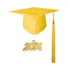 Beretas Felicidades Graduación Graduation Hat Unisex 2024 Suministros de fiesta de temporada de bricolaje académico de la Universidad