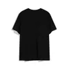 T-shirt da uomo estive Lettera ricamo patch logo magliette casual in cotone outdoor top maschili con etichetta originale Unisex nero bianco Tee Clothing2403