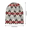 Basker American Southwest Art Bonnet Hats Sticking Casual Outdoor Bohemian Skullies Beanies Unisex Warm Multifunction Caps