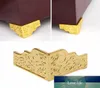 20PCS Gold Jewelry Box Wood Case Decorative Feet Leg Corner Protector Furniture Plastic1513771