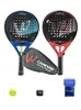 Raquette Beach Tennis 3k Fibre de carbone Raquettes Padel Sol Professionnel Raquets Formation Homme Sac à dos Kit 2023 240108