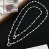 Collier de créateur de mode de luxe français Vintage collier de perles de couleurs mélangées pour les femmes collier pendentif polyvalent exquis pour toutes les Occasions