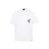 Preto cinza branco masculino feminino camisetas 24ss moda vestuário 2024