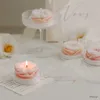 Candles Romantic candles austin rose scented candle valentine's day scene arrangement decorative flower aromatic candle birthday candles