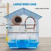 Klatki Echaprey Bird Cage Bird Cages Mała węglowa stalowa klatka ptaków dla papugi zięby gołębi