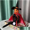 Autres fournitures de fête festive Halloween Pumpkin Elf Home Office Décoration de table Bébé Enfants Jouets créatifs Drop Livraison Jardin DH8OJ
