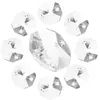 Curtain 100 Pcs Octagonal Bead An Fittings Clear Glass Beads For Jewelry Making