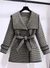 Manteau en laine pour femmes, automne et hiver, tunique chaude de rue, Trench-Coat d'hiver pour femmes, manteaux et vestes pour femmes, 240108