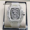 Luxury Watches for Men Watch Sports Rm052-01 Superclone Active Tourbillon Men's Cool Personality Fashion Rm52 Skull Waterproof Hollow Out Dial Square Skull