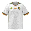 Jersey de fútbol masculino de Camerún 2023 2024- Aboubakar, Mbeumo, Toko Ekambi - Camisa de fútbol de manga corta blanca/roja/verde/verde