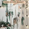 Flower Pot Holder Basket Macrame High Quality Handmade Macrame Plant Vintage Cotton Linen Decoration Home Indoor Wall Hanging C0125261677