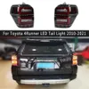 För Toyota 4Runner LED-bakljus 10-21 Streamer Turn Signal Brake Reverse Parking Running Bakljus Auto DEL TAILLJUTITITER