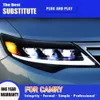 Voor Toyota Camry LED Koplamp Montage 09-14 Auto Accessoires Voorlamp DRL Dagrijverlichting Streamer Richtingaanwijzer angel Eye Projector