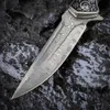 Mes Damascus Staal Vouwmes Zakmessen EDC Tactisch Mes Jacht Flipper Hoge Kwaliteit Multi Mes Survival Camping Gereedschap