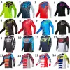 Men's T-shirts Foxx Head Foxx Speed Subduing Mountain Bike Riding Suit Top Men's Long Sleeve Cross-country Racing Suit Quick Dry T-shirt