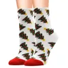 12 paires ensemble noël femmes mignon imprimé animal chaussettes décontracté coton motif chaussettes confortables de haute qualité hiver chaussettes chaudes 240108