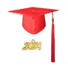 Beretas Felicidades Graduación Graduation Hat Unisex 2024 Suministros de fiesta de temporada de bricolaje académico de la Universidad